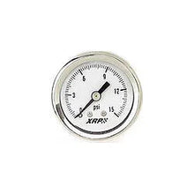 Load image into Gallery viewer, XRP 0-15 Fuel Pressure Gauge Liquid Filled 710000