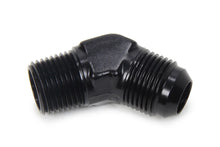 Load image into Gallery viewer, XRP 10an Male 45 degree to 1/2 Npt Fitting Black 982310BB