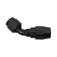 Load image into Gallery viewer, XRP #12 45 Deg Double Swivel Hose End Black 204512BB