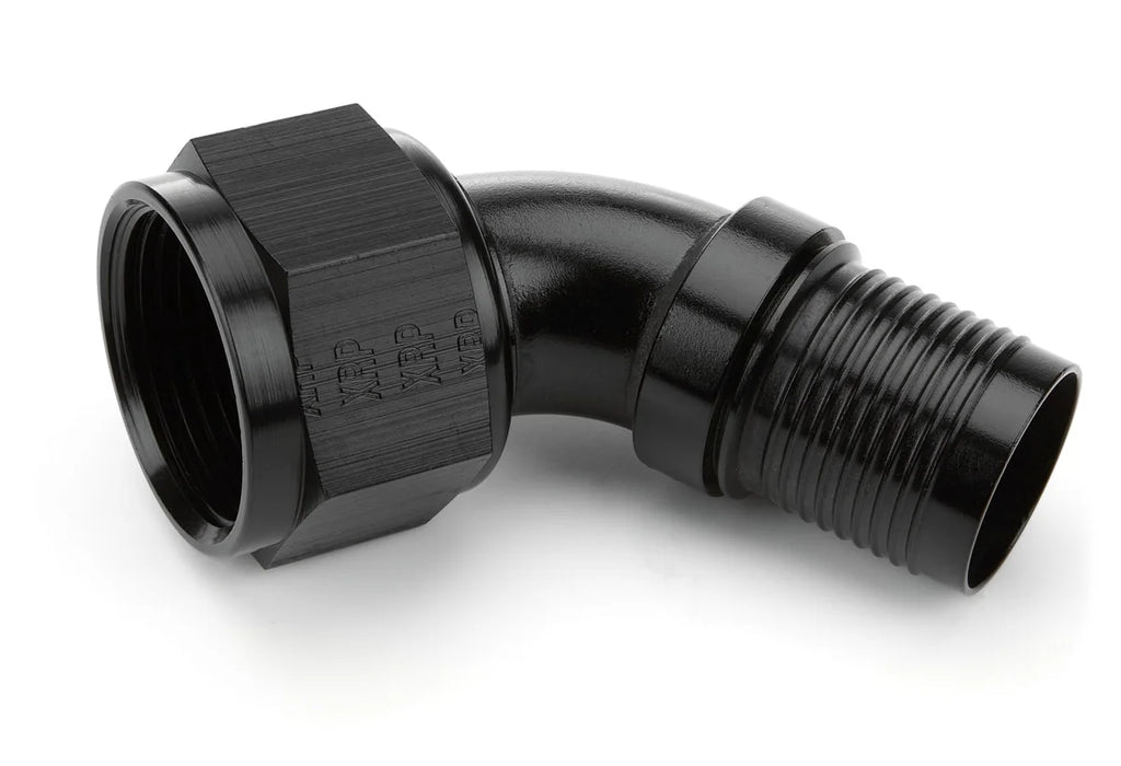 XRP 16an 60-Deg HS-79 Hose End - Crimp Style Black 226016