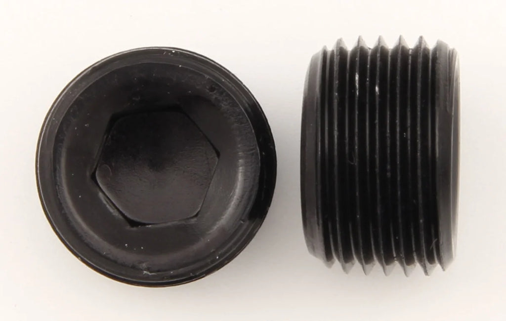 XRP 1/8in Allen Head Pipe Plug (2pk) Black 993202BB