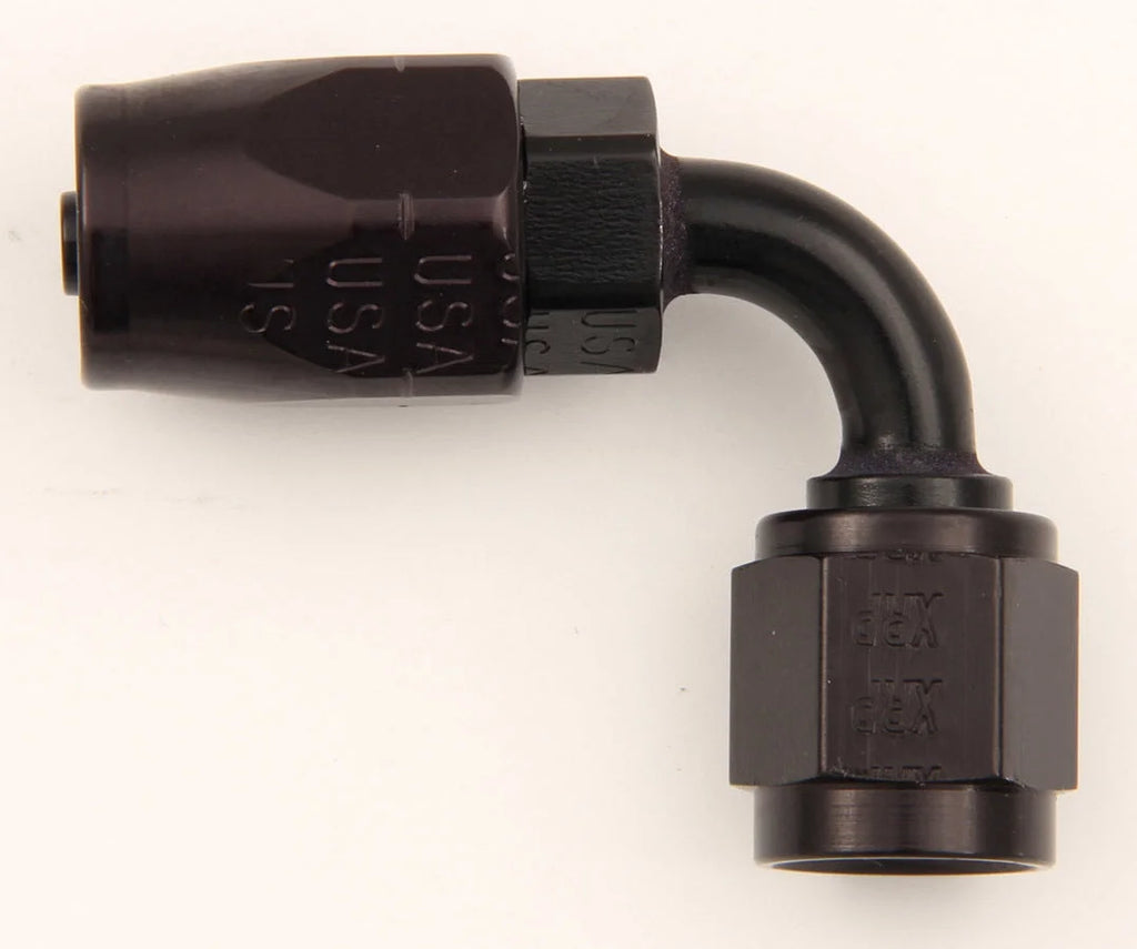 XRP #20 90 Degree Hose End Black 109020BB