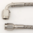Load image into Gallery viewer, XRP #3 90 Deg to #3 Str 12in Brake Hose 639012