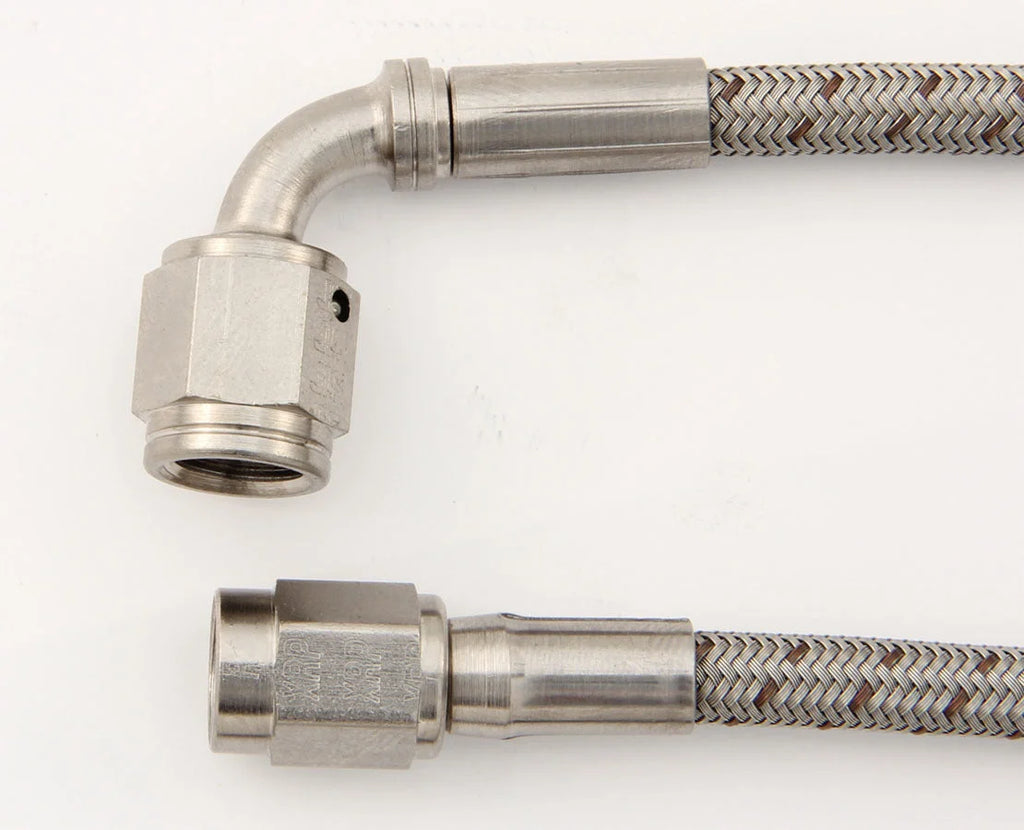 XRP #3 90 Deg to #3 Str 12in Brake Hose 639012
