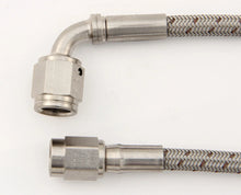 Load image into Gallery viewer, XRP #3 90 Deg to #3 Str 12in Brake Hose 639012