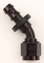Load image into Gallery viewer, XRP #4 45 Deg Push-On Hose End Black 234504BB