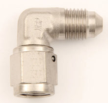 Load image into Gallery viewer, XRP #4 Male to #4 Female 90 Deg Steel Swivel Ftg 900544
