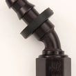 Load image into Gallery viewer, XRP #6 45 Deg Push-On Hose End Black 234506BB
