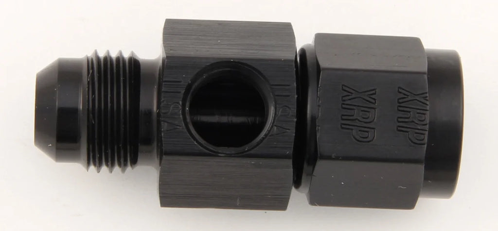 XRP #6 to #6 Fem Fuel Press Adapter w/ 1/8 NPT Port 700195BB