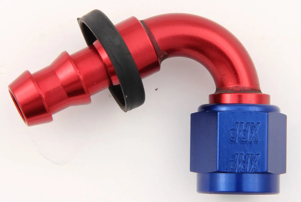 XRP #8 120 Deg Push-On Hose End 231208