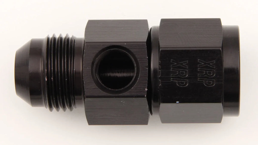 XRP #8 to #8 Fem Fuel Press Adapter w/ 1/8 NPT Port 700199BB