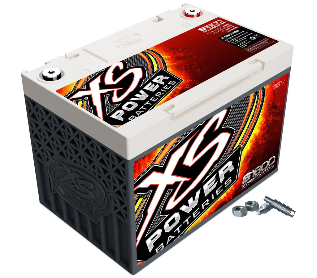 XS Power AGM Battery 16v 2 Post Lightweight S1600