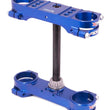 Load image into Gallery viewer, XTrig 03-19 Husqvarna TC 105/85/ KTM 85-105 SX ROCS Tech Triple Clamp 14 mm. Offset M12 - Blue
