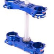 Load image into Gallery viewer, XTrig 06+ Yamaha YZ 125 ROCS Tech Triple Clamp 25 mm. Offset M12 - Blue