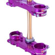 Load image into Gallery viewer, XTrig 2024 Yamaha YZ250F/ 23+ YZ450F ROCS Tech Triple Clamp 22 mm. Offset M12 - Purple