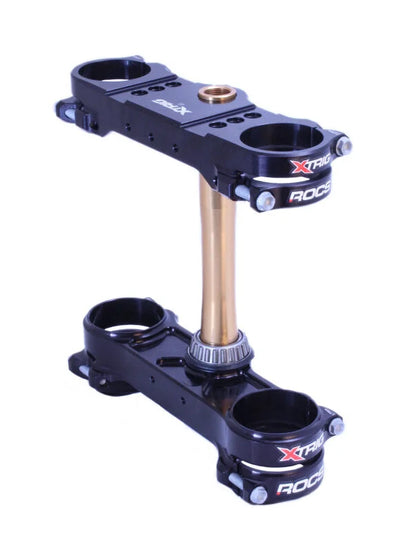 XTrig ROCS Tech Triple Clamp 22 mm. Offset M12 - Black fits 2023+ Ktm...