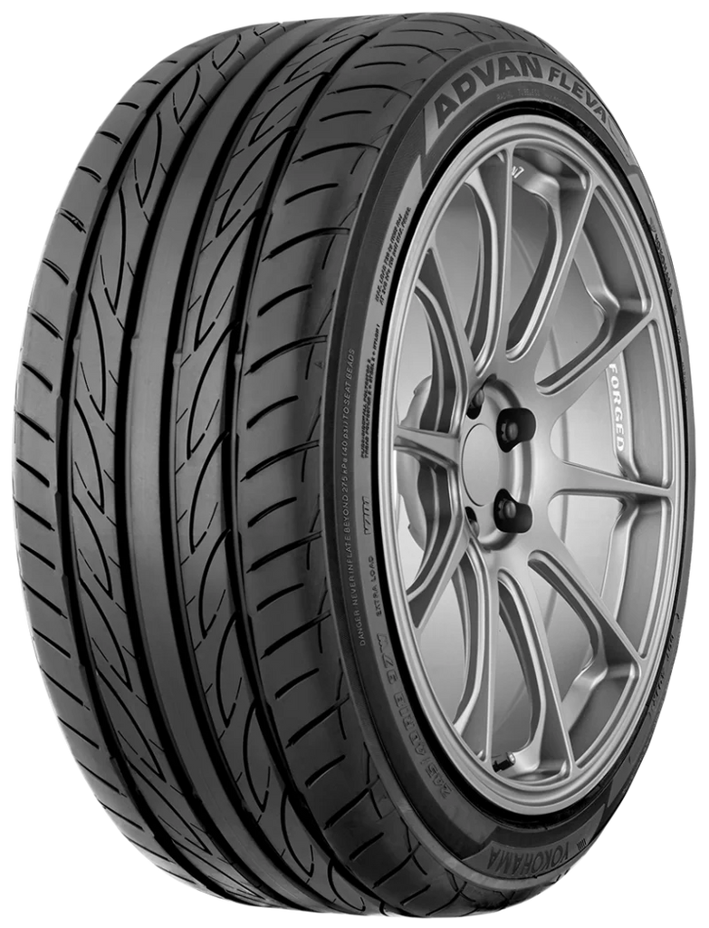 Yokohama Advan Fleva V701 Tire - 225/35R20 90W - Side View
