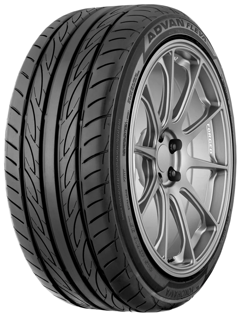 Yokohama Advan Fleva V701 Tire - 235/45R19 95W - Side View