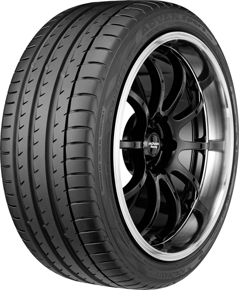 Yokohama Advan Sport V105 Tire - 235/40ZR19 92Y - Detail View