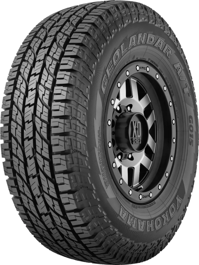 Yokohama Geolandar A/T G015 Tire - P225/70R15 100T - Side View