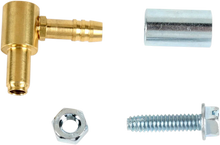Load image into Gallery viewer, Yost Performance Hi-Flow Fuel Nipple - Stainless Steel - '76-'06 Keihin Carburetors - Side View
