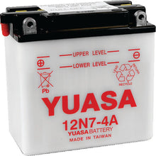 Load image into Gallery viewer, Yuasa 12N7-4A Conventional 12-Volt Battery - Main Product View