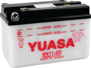Yuasa 6N11-2D Conventional 6-Volt Battery - Main Product View