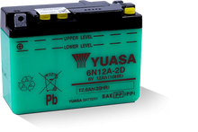 Load image into Gallery viewer, Yuasa 6N12A-2D Conventional 6-Volt Battery
