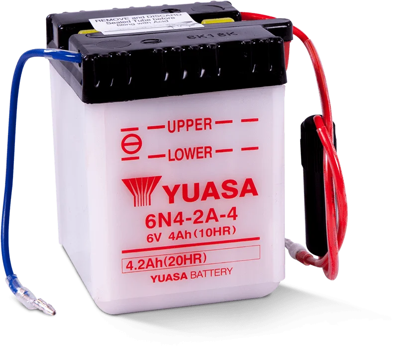 Yuasa 6N4-2A-4 Conventional 6-Volt Battery