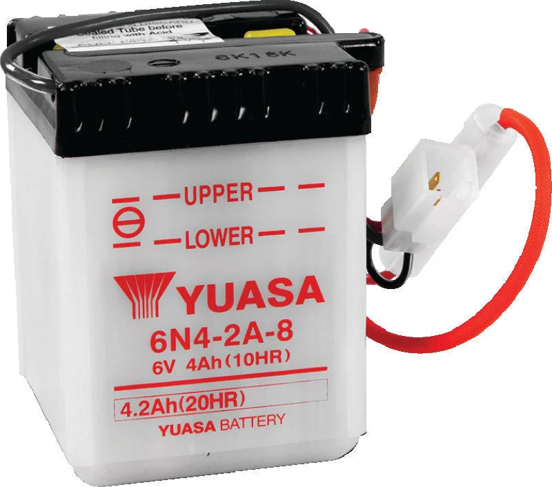 Yuasa 6N4-2A-8 Conventional 6-Volt Battery - Main Product View