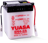 Yuasa Battery 6N4-2A Conventional 6-Volt Battery fits 1980-1981 Suzuki FS50 / 1979-1983 Suzuki FZ50 / 1986-1988 Suzuki SP125
