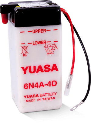 Yuasa 6N4A-4D Conventional 6-Volt Battery