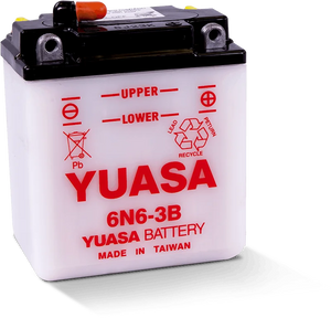 Yuasa 6N6-3B Conventional 6-Volt Battery