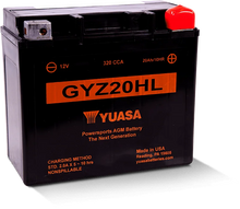 Load image into Gallery viewer, Yuasa GYZ20HL High Performance Maintenance Free AGM 12-Volt Battery - Side View