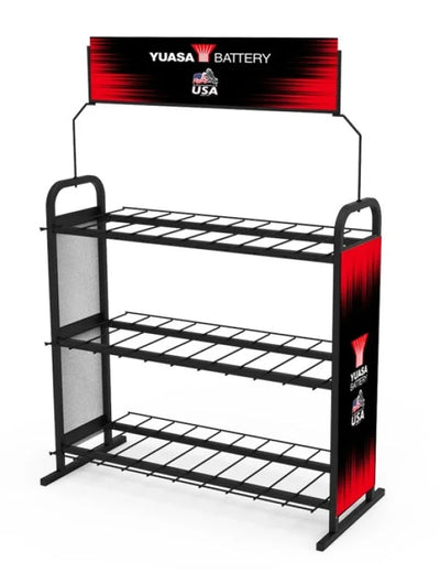 Yuasa Battery Large Battery Rack (Holds 16-20 Batteries)