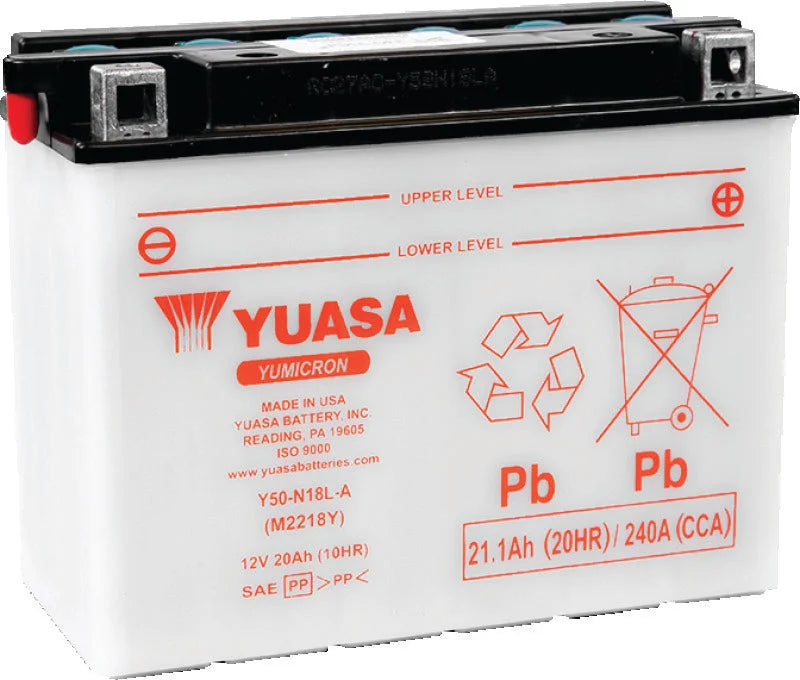 Yuasa Y50-N18L-A Yumicron 12-Volt Battery - Main Product View