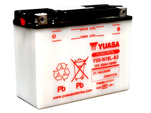 Load image into Gallery viewer, Yuasa Y50-N18L-A3 Yumicron 12-Volt Battery - Side View