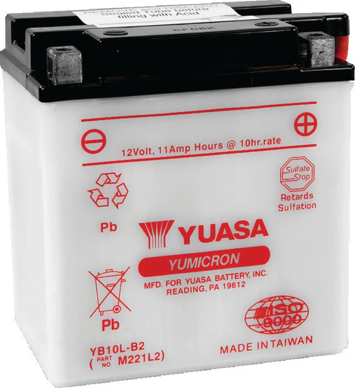 Yuasa YB10L-B2 Yumicron 12-Volt Battery - Main Product View