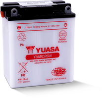 Load image into Gallery viewer, Yuasa YB12A-A Yumicron 12-Volt Battery - Side View