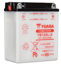 Load image into Gallery viewer, Yuasa YB12AL-A Yumicron 12-Volt Battery