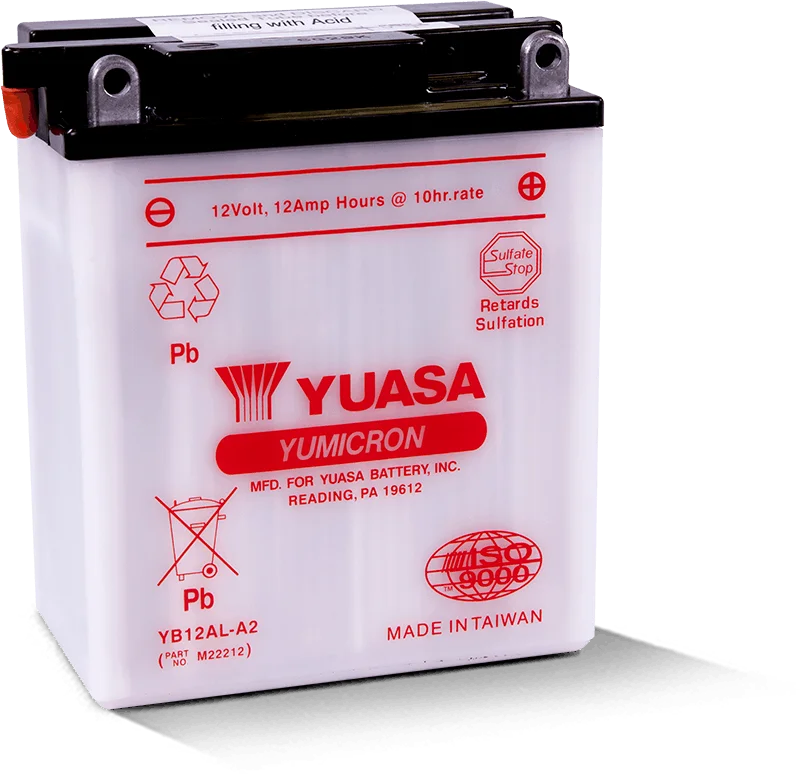Yuasa YB12AL-A2 Yumicron 12-Volt Battery
