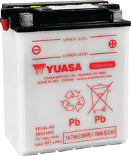 Load image into Gallery viewer, Yuasa YB14L-A2 Yumicron CX 12-Volt Battery - Main Product View