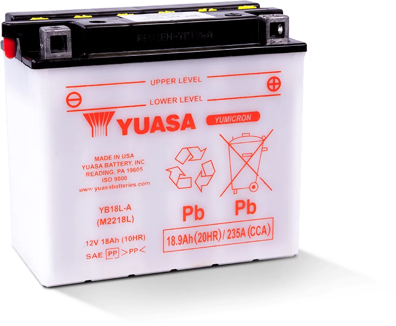 Yuasa YB18L-A Yumicron 12-Volt Battery