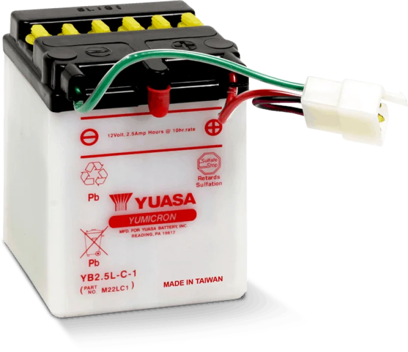 Yuasa YB2.5L-C-1 Yumicron 12-Volt Battery