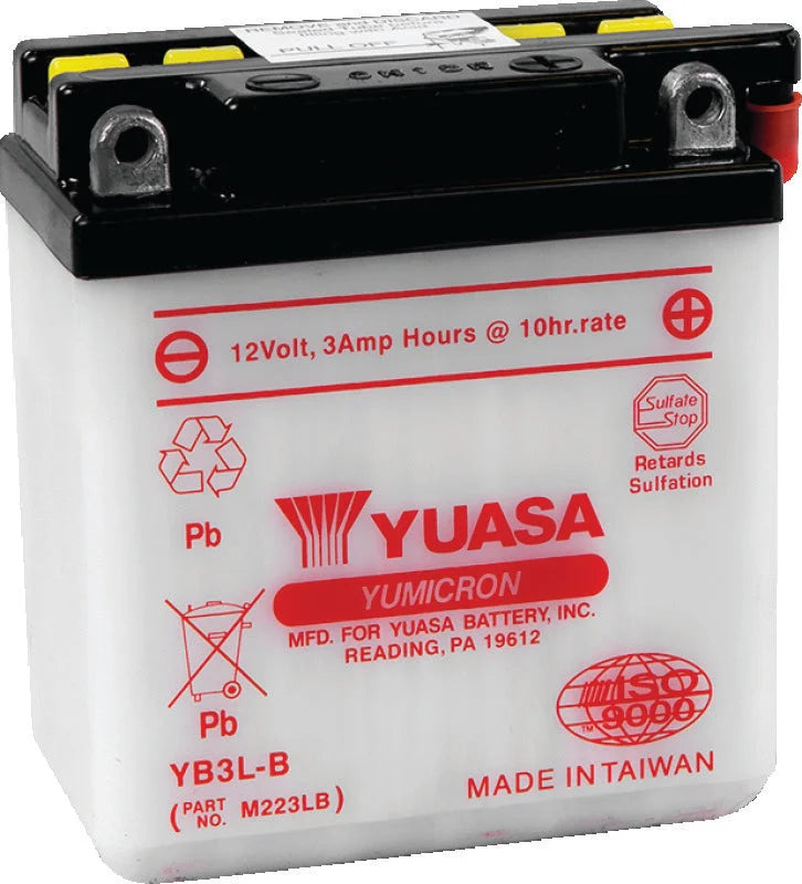 Yuasa YB3L-B Yumicron 12-Volt Battery - Main Product View