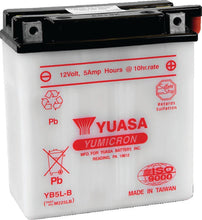 Load image into Gallery viewer, Yuasa YB5L-B Yumicron 12-Volt Battery - Main Product View