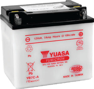 Yuasa YB7C-A Yumicron 12-Volt Battery - Main Product View
