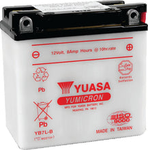 Load image into Gallery viewer, Yuasa YB7L-B Yumicron 12-Volt Battery - Main Product View