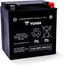 Load image into Gallery viewer, Yuasa YIX30L Maintenance Free AGM 12-Volt Battery - Side View