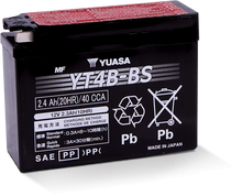 Load image into Gallery viewer, Yuasa YT4B-BS Maintenance Free AGM 12-Volt Battery w/Bottle